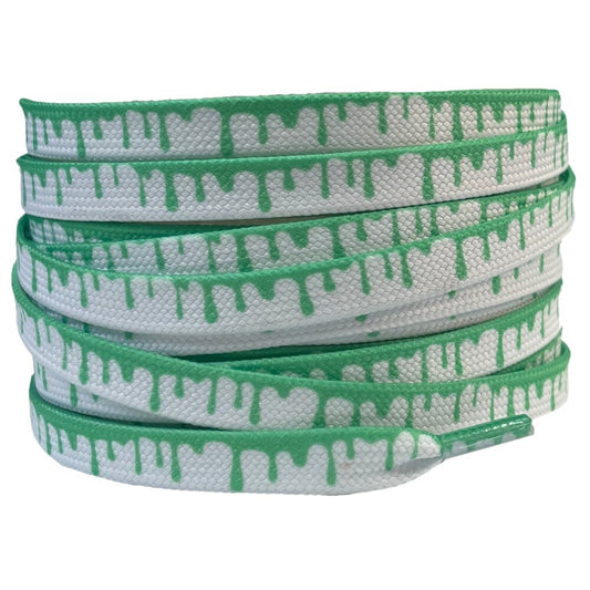 Paint Drops 8mm White/Green
