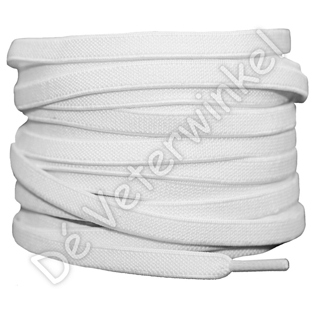 Flat ELASTIC 7mm White