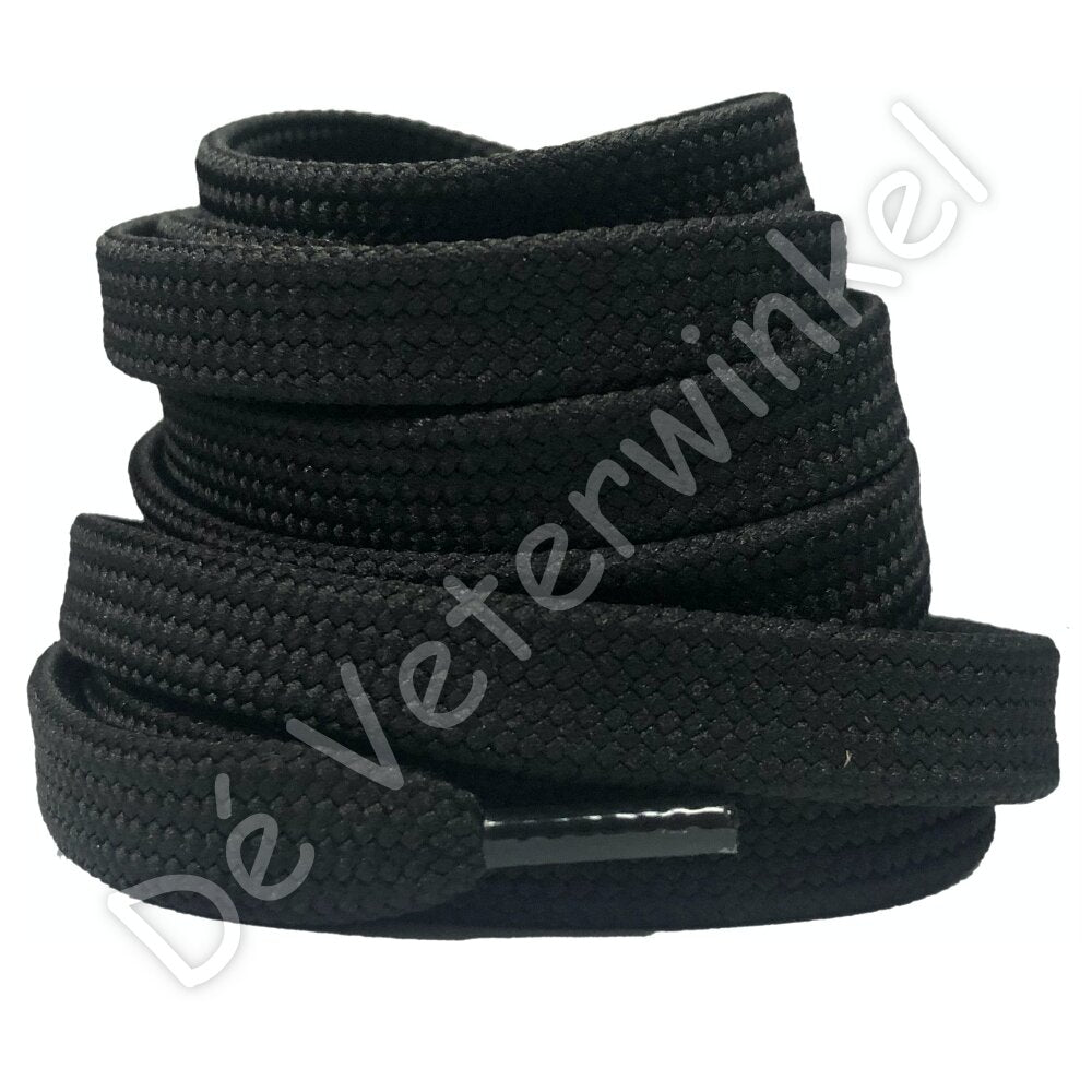 Flat 10mm polyester Black