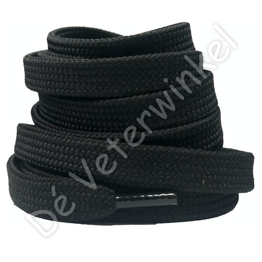 Plat 10mm polyester Zwart