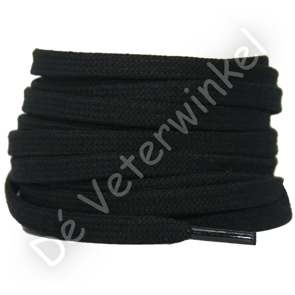 Flat cotton 6mm Black