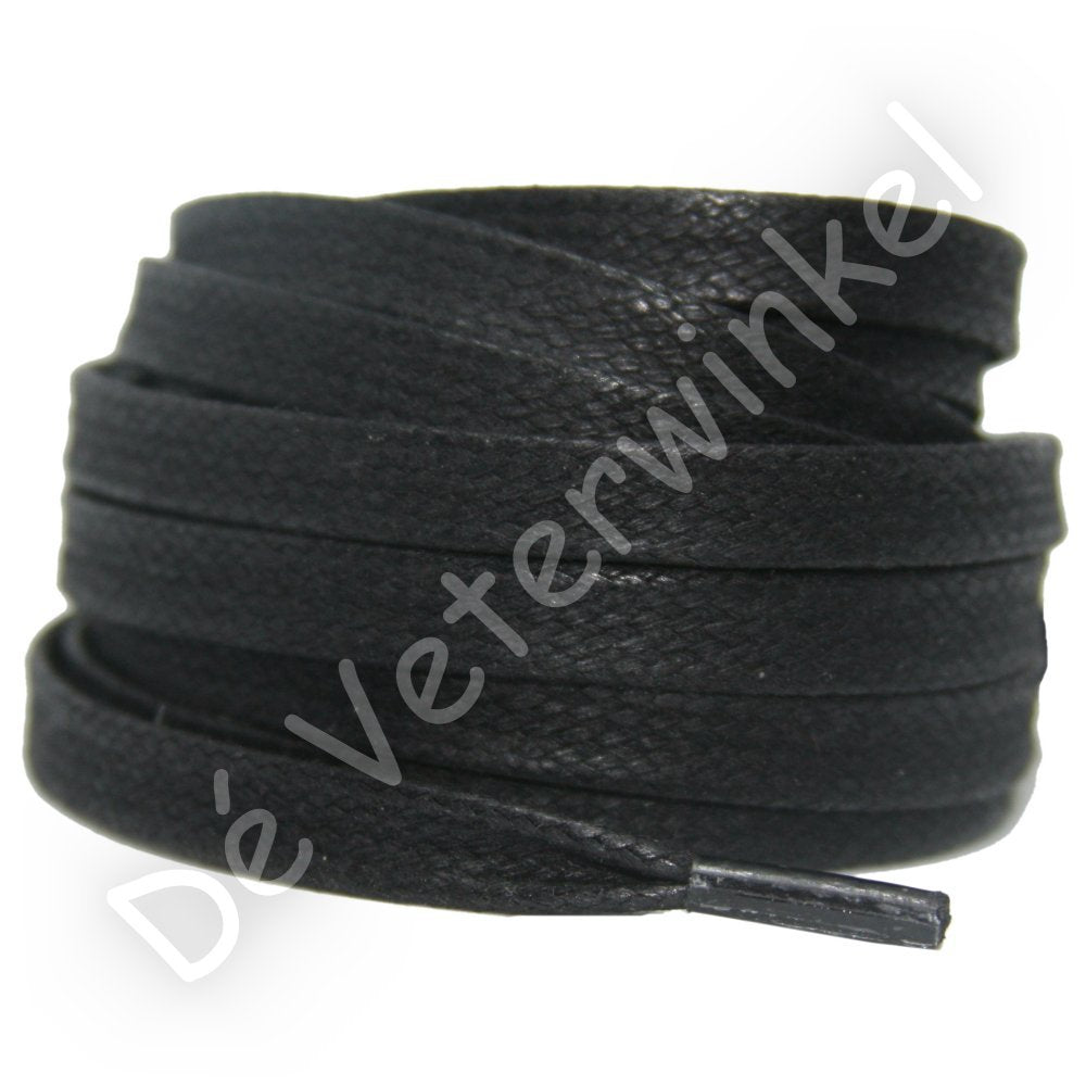 Flat 7mm wax Black
