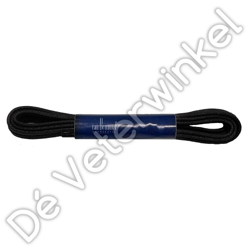 PLAT - originele van Bommel veter Zwart