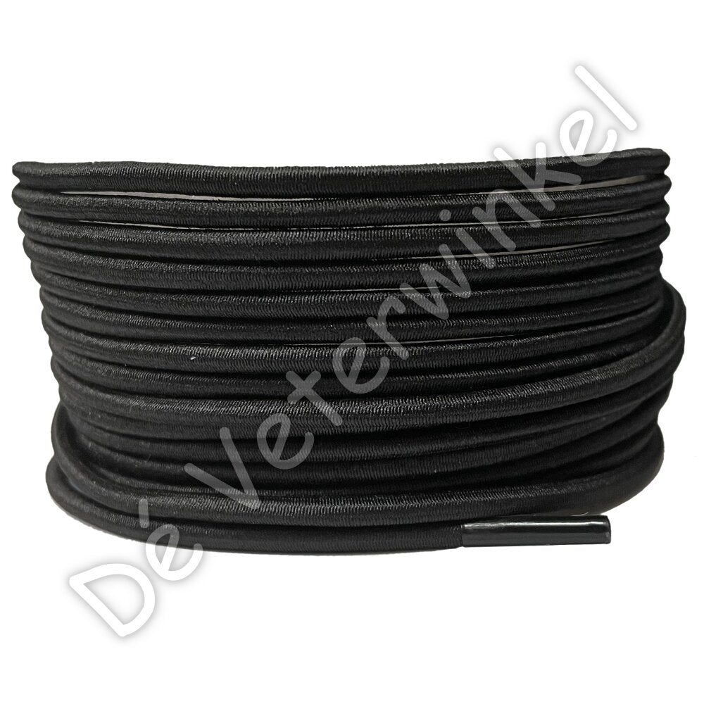 Round 3mm ELASTIC Black