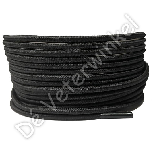 Rond 3mm ELASTIEK Zwart