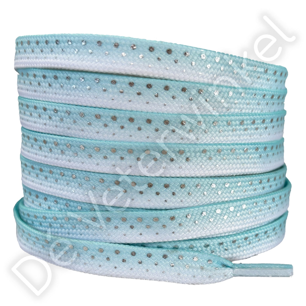 Glitter Dots 8mm Cyan