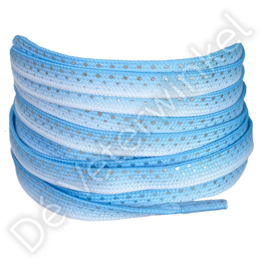 Glitter Stippies 8mm Lichtblauw