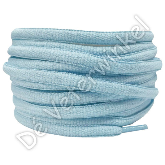Oval sports lace 6mm Light Blue