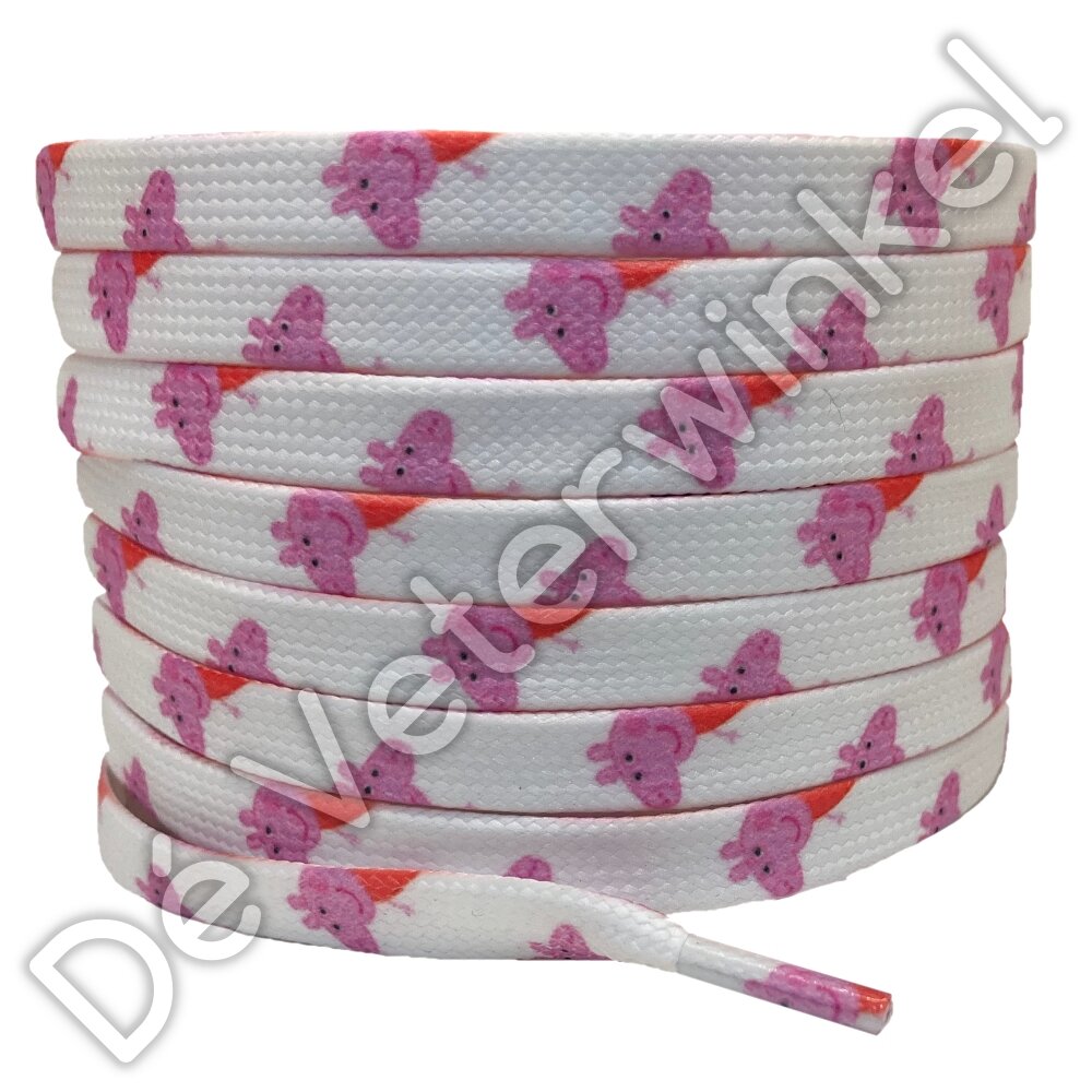 Printed lace 8mm Peppa