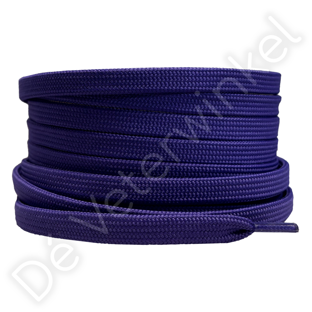 Flat 8mm polyester Purple