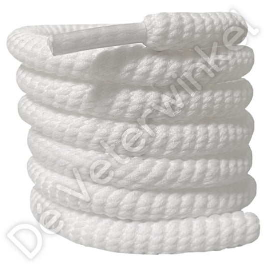 Rope laces 9mm Snow White 120cm