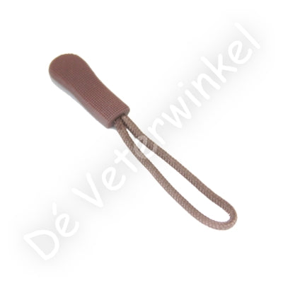 Zipper puller TaupePink
