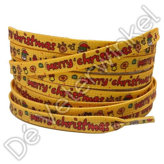 Print lace 8mm Merry Christmas