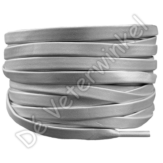 Luxury leather lace Silver