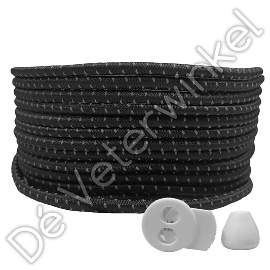 Locklace Reflective Black